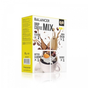 Свежеобжаренный натуральный молотый кофе BALANCER &laquo;Микс вкусов&raquo;, 5 дрип-пакетов